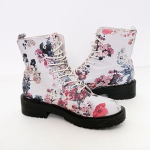 Forever 21 Floral Rain Boots